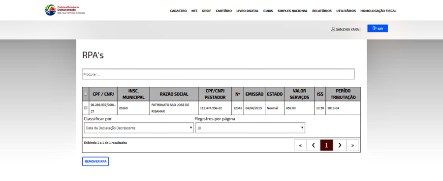 Pagina Inicial